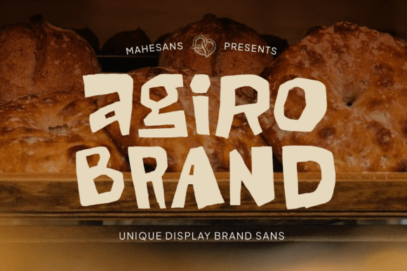 Agiro Brand: A Handcrafted Display Font for Modern Web Design
