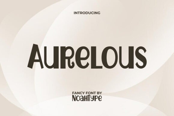 Aurelous: A Playful Cartoon Font for Handmade Magic
