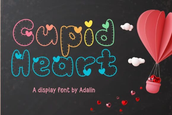 Cupid Heart: A Playful Display Font for Campaign Creators