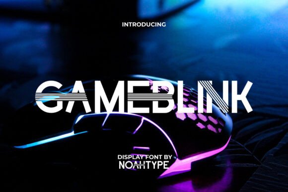 Gameblink: A Modern Display Font for Bold Editorial Layouts