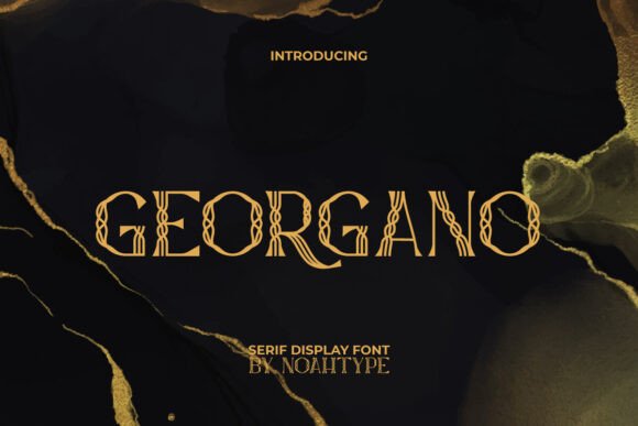 Georgano: A Serif Display Font for Editorial Elegance