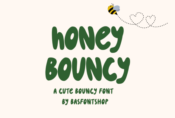 Honey Bouncy Display: A Playful Font for Editorial Warmth