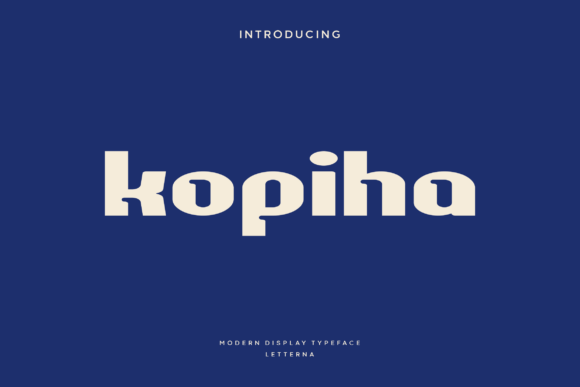 Kopiha: When a Sans Serif Actually Feels Distinct