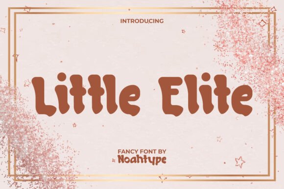 Little Elite: A Playful Display Font for Digital Design
