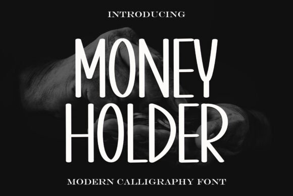 Money Holder Font: Elegant Handwritten Type for Web Design