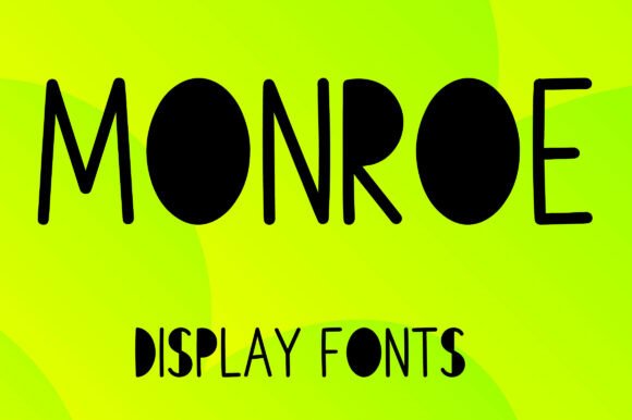Monroe Display Font: Elevate Campaign Headlines with Airy Precision