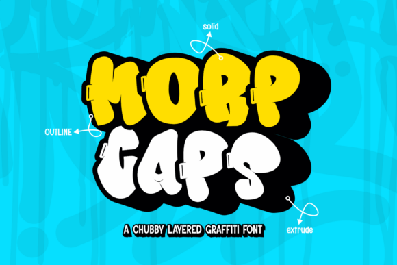 Morp Caps: A Bold Display Font for Handmade Product Branding