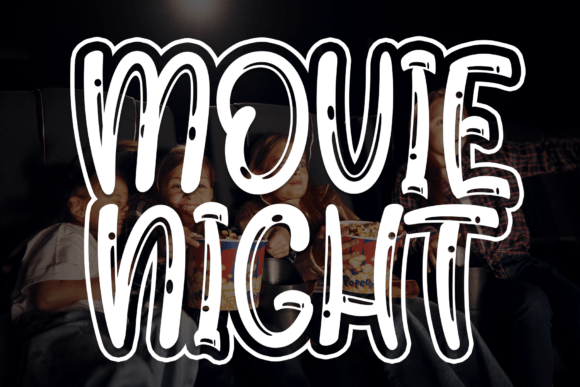 Movie Night: A Sweet Handwritten Font for Makers