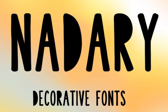 Nadary Display Font: A Creative Typeface for Modern Marketing