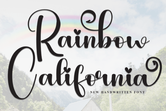 Rainbow California: A Handwritten Font for Makers