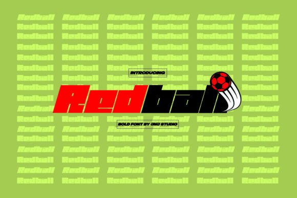 Redball Typeface: Commanding Presence for Headlines and Covers