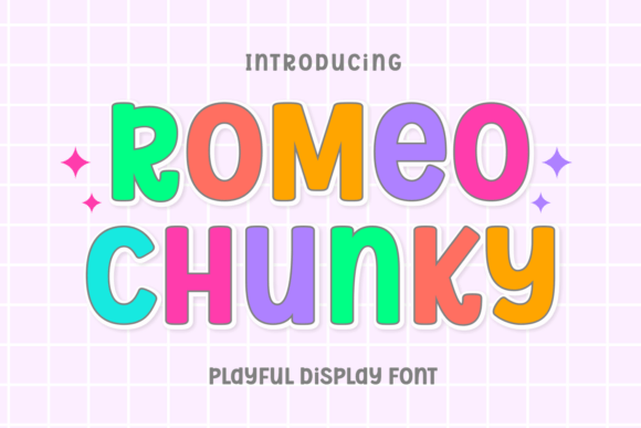Romeo Chunky: The Display Font for Bold Campaigns