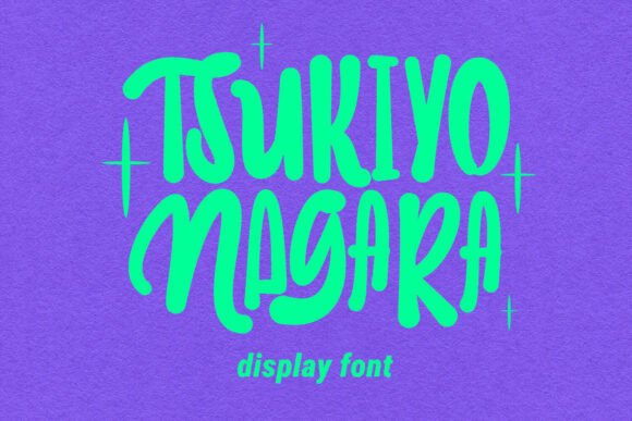 Tsukiyo Nagara: The Display Font That Commands Attention