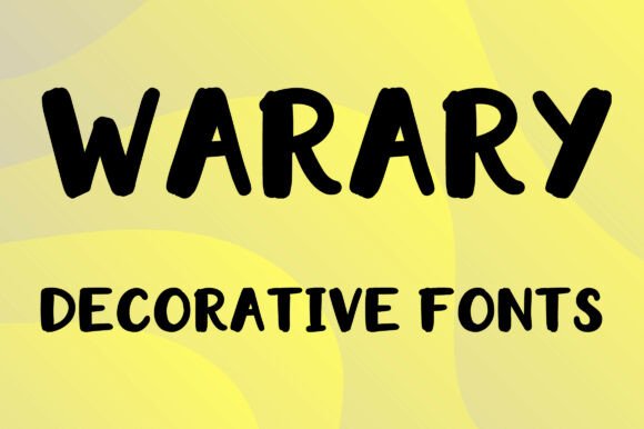 Warary: A Display Font That Brings Brands to Life