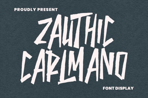 Zauthic Carlmano: A Bold Font for Bold Brands