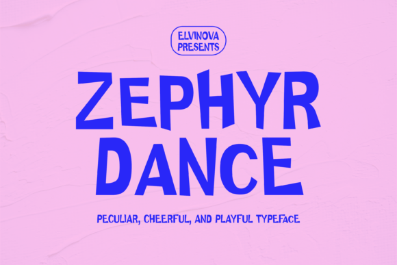 Zephyr Dance: A Playful Display Font for Web Designers